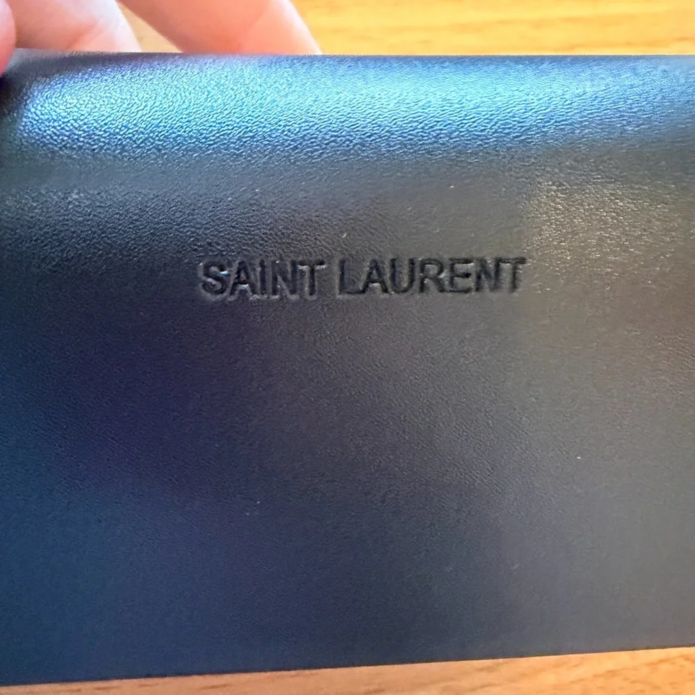 Saint Laurent Brown Tortoise Sunglasses - Picture 7 of 7